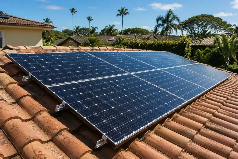 Installation de panneaux solaires à Martinet